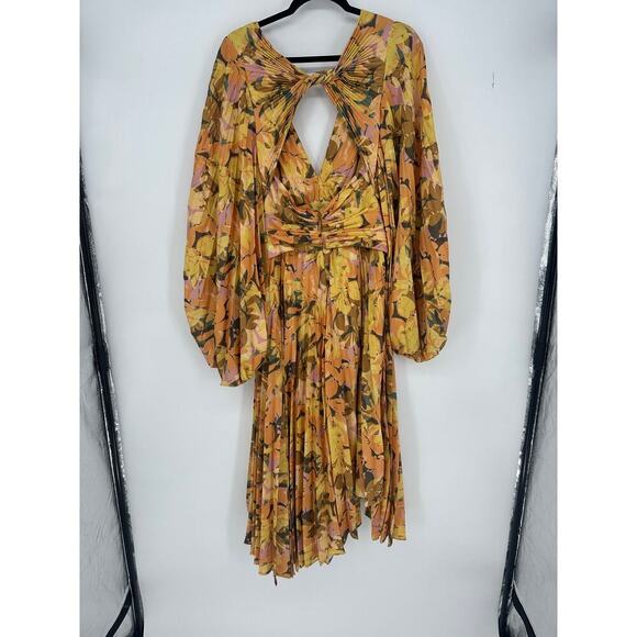 NWT Acler Palms Dress Kaleidoscope Floral - Picture 6 of 9